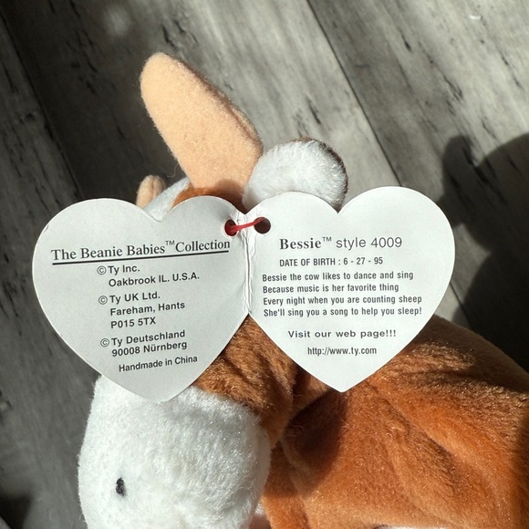 Ty Beanie cow rare collectible - Picture 10 of 14